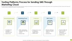 Texting Platforms Process For Sending SMS Through Marketing Cloud Formats PDF