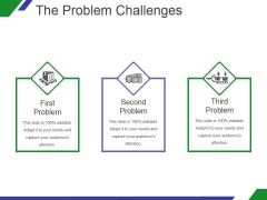The Problem Challenges Template 1 Ppt PowerPoint Presentation Graphics