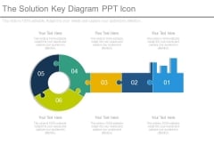 The Solution Key Diagram Ppt Icon