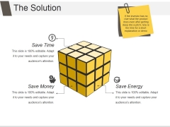The Solution Ppt PowerPoint Presentation Layout