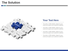 The Solution Template 1 Ppt PowerPoint Presentation Inspiration Slide Download The Solution Template 1 Ppt PowerPoint Presentation Inspiration Slide Download