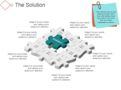 The Solution Template 1 Ppt PowerPoint Presentation Summary The Solution Template 1 Ppt PowerPoint Presentation Summary