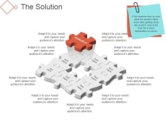 The Solution Template 2 Ppt PowerPoint Presentation Ideas The Solution Template 2 Ppt PowerPoint Presentation Ideas