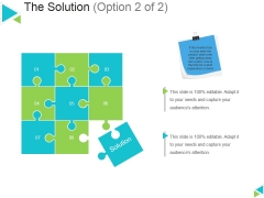 The Solution Template 2 Ppt PowerPoint Presentation Outline Example The Solution Template 2 Ppt PowerPoint Presentation Outline Example