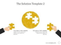 The Solution Template 2 Ppt PowerPoint Presentation Shapes The Solution Template 2 Ppt PowerPoint Presentation Shapes