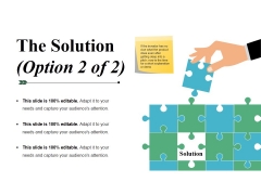 The Solution Template 2 Ppt PowerPoint Presentation Summary Clipart The Solution Template 2 Ppt PowerPoint Presentation Summary Clipart