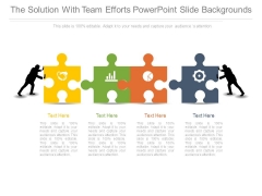 The Solution With Team Efforts Powerpoint Slide Backgrounds The Solution With Team Efforts Powerpoint Slide Backgrounds