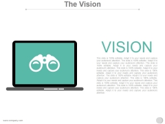 The Vision Ppt PowerPoint Presentation Deck The Vision Ppt PowerPoint Presentation Deck