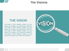 The Vision Ppt PowerPoint Presentation Infographic Template