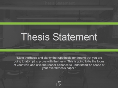 Thesis Statement Ppt PowerPoint Presentation Microsoft Thesis Statement Ppt PowerPoint Presentation Microsoft