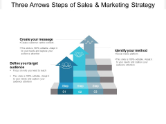 Three Arrows Steps Of Sales And Marketing Strategy Ppt PowerPoint Presentation Infographic Template Format Ideas Three Arrows Steps Of Sales And Marketing Strategy Ppt PowerPoint Presentation Infographic Template Format Ideas