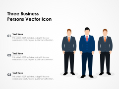 Three Business Persons Vector Icon Ppt PowerPoint Presentation File Model PDF