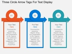Three Circle Arrow Tags For Text Display Powerpoint Templates Three Circle Arrow Tags For Text Display Powerpoint Templates