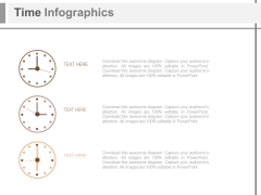 Three Clocks Business Agenda Diagram Powerpoint Slides Three Clocks Business Agenda Diagram Powerpoint Slides