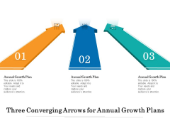 Three Converging Arrows For Annual Growth Plans Ppt PowerPoint Presentation Ideas Example PDF Three Converging Arrows For Annual Growth Plans Ppt PowerPoint Presentation Ideas Example PDF