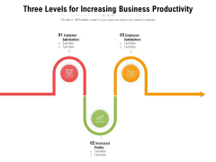Three Levels For Increasing Business Productivity Ppt Model Clipart Images PDF Three Levels For Increasing Business Productivity Ppt Model Clipart Images PDF