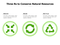 Three Rs To Conserve Natural Resources Ppt PowerPoint Presentation Outline Slide Portrait PDF Three Rs To Conserve Natural Resources Ppt PowerPoint Presentation Outline Slide Portrait PDF