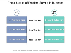 Three Stages Of Problem Solving In Business Ppt PowerPoint Presentation Gallery Display PDF Three Stages Of Problem Solving In Business Ppt PowerPoint Presentation Gallery Display PDF