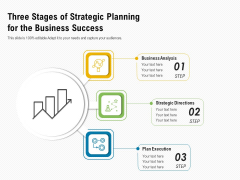 Three Stages Of Strategic Planning For The Business Success Ppt PowerPoint Presentation Infographic Template Objects PDF Three Stages Of Strategic Planning For The Business Success Ppt PowerPoint Presentation Infographic Template Objects PDF