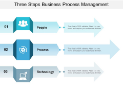 Three Steps Business Process Management Ppt PowerPoint Presentation Portfolio Grid Three Steps Business Process Management Ppt PowerPoint Presentation Portfolio Grid