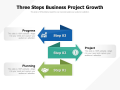 Three Steps Business Project Growth Ppt PowerPoint Presentation Icon Ideas PDF Three Steps Business Project Growth Ppt PowerPoint Presentation Icon Ideas PDF