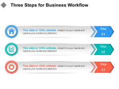 Three Steps For Business Workflow Ppt PowerPoint Presentation Layouts Display Three Steps For Business Workflow Ppt PowerPoint Presentation Layouts Display