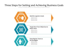 Three Steps For Setting And Achieving Business Goals Ppt PowerPoint Presentation File Design Inspiration PDF Three Steps For Setting And Achieving Business Goals Ppt PowerPoint Presentation File Design Inspiration PDF