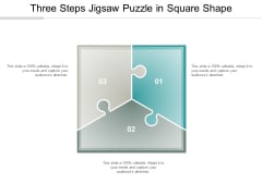 Three Steps Jigsaw Puzzle In Square Shape Ppt Powerpoint Presentation Infographics Picture Three Steps Jigsaw Puzzle In Square Shape Ppt Powerpoint Presentation Infographics Picture