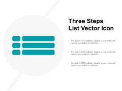 Three Steps List Vector Icon Ppt PowerPoint Presentation Model Slide Download Three Steps List Vector Icon Ppt PowerPoint Presentation Model Slide Download