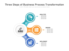 Three Steps Of Business Process Transformation Ppt PowerPoint Presentation File Shapes PDF Three Steps Of Business Process Transformation Ppt PowerPoint Presentation File Shapes PDF