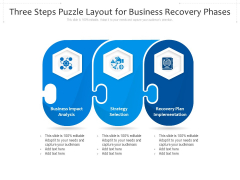 Three Steps Puzzle Layout For Business Recovery Phases Ppt PowerPoint Presentation File Format Ideas PDF Three Steps Puzzle Layout For Business Recovery Phases Ppt PowerPoint Presentation File Format Ideas PDF
