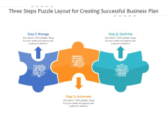 Three Steps Puzzle Layout For Creating Successful Business Plan Ppt PowerPoint Presentation Gallery Demonstration PDF Three Steps Puzzle Layout For Creating Successful Business Plan Ppt PowerPoint Presentation Gallery Demonstration PDF