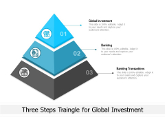 Three Steps Traingle For Global Investment Ppt PowerPoint Presentation Gallery Styles PDF Three Steps Traingle For Global Investment Ppt PowerPoint Presentation Gallery Styles PDF
