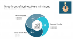 Three Types Of Business Plans With Icons Ppt PowerPoint Presentation Gallery Layout Ideas PDF Three Types Of Business Plans With Icons Ppt PowerPoint Presentation Gallery Layout Ideas PDF