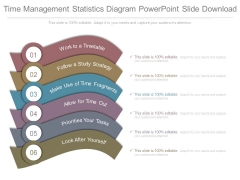 Time Management Statistics Diagram Powerpoint Slide Download Time Management Statistics Diagram Powerpoint Slide Download