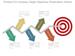 Timeline For Company Target Objectives Presentation Outline Timeline For Company Target Objectives Presentation Outline