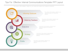 Tips For Effective Internal Communications Template Ppt Layout Tips For Effective Internal Communications Template Ppt Layout