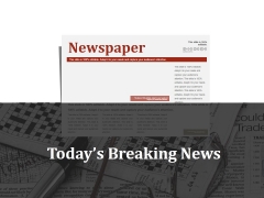 Todays Breaking News Ppt PowerPoint Presentation Portfolio Maker Todays Breaking News Ppt PowerPoint Presentation Portfolio Maker