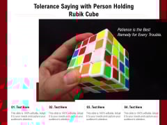 Tolerance Saying With Person Holding Rubik Cube Ppt PowerPoint Presentation File Gridlines PDF Tolerance Saying With Person Holding Rubik Cube Ppt PowerPoint Presentation File Gridlines PDF
