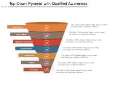 Top Down Pyramid With Qualified Awareness Ppt PowerPoint Presentation File Design Inspiration PDF Top Down Pyramid With Qualified Awareness Ppt PowerPoint Presentation File Design Inspiration PDF