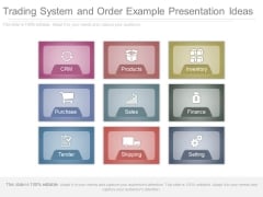 Trading System And Order Example Presentation Ideas Trading System And Order Example Presentation Ideas