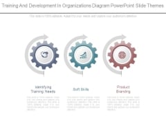 Training And Development In Organizations Diagram Powerpoint Slide Themes