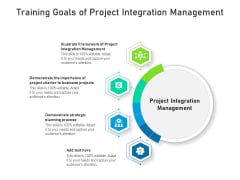 Training Goals Of Project Integration Management Ppt PowerPoint Presentation Model Graphics Example PDF Training Goals Of Project Integration Management Ppt PowerPoint Presentation Model Graphics Example PDF