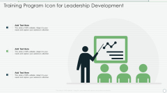 Training Program Icon For Leadership Development Ideas PDF Training Program Icon For Leadership Development Ideas PDF