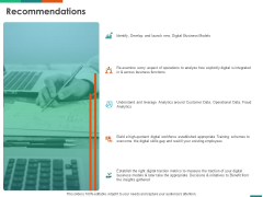 Transforming Enterprise Digitally Recommendations Ppt Outline Background PDF Transforming Enterprise Digitally Recommendations Ppt Outline Background PDF