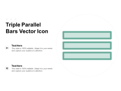 Triple Parallel Bars Vector Icon Ppt PowerPoint Presentation Ideas Deck Triple Parallel Bars Vector Icon Ppt PowerPoint Presentation Ideas Deck