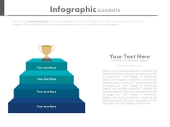 Trophy On Top Of Stairs For Success Powerpoint Slides Trophy On Top Of Stairs For Success Powerpoint Slides
