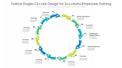 Twelve Stages Circular Design For Successful Employee Training Ppt PowerPoint Presentation File Objects PDF Twelve Stages Circular Design For Successful Employee Training Ppt PowerPoint Presentation File Objects PDF