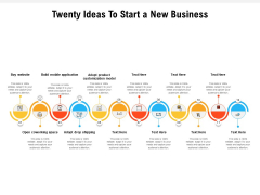 Twenty Ideas To Start A New Business Ppt PowerPoint Presentation Show Influencers PDF Twenty Ideas To Start A New Business Ppt PowerPoint Presentation Show Influencers PDF