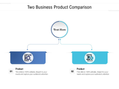 Two Business Product Comparison Ppt PowerPoint Presentation Styles Vector PDF Two Business Product Comparison Ppt PowerPoint Presentation Styles Vector PDF